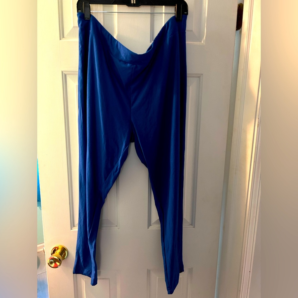 Cobalt blue soft stretch legging